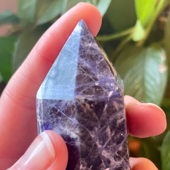 🌀Sodalite Crystal Tower🌀 ~approx 6.75” x 2” - Picture 8 of 15